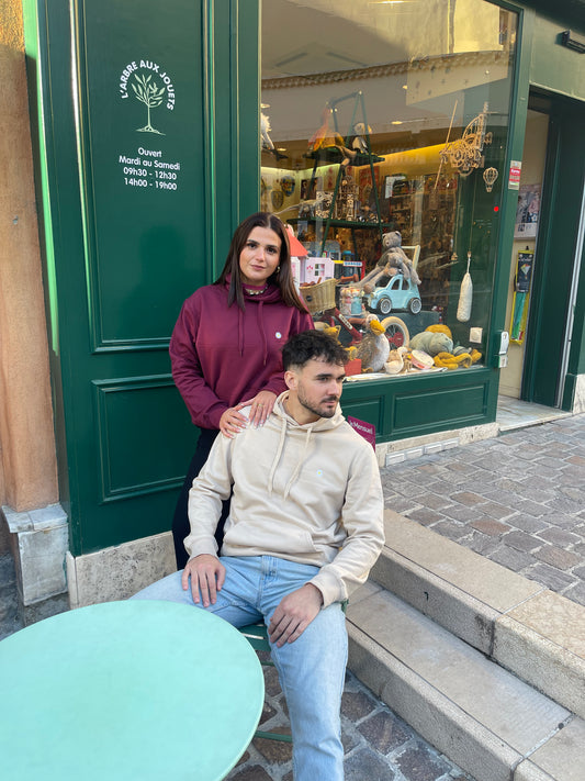 Sweat à capuche unisexe le Réconfort